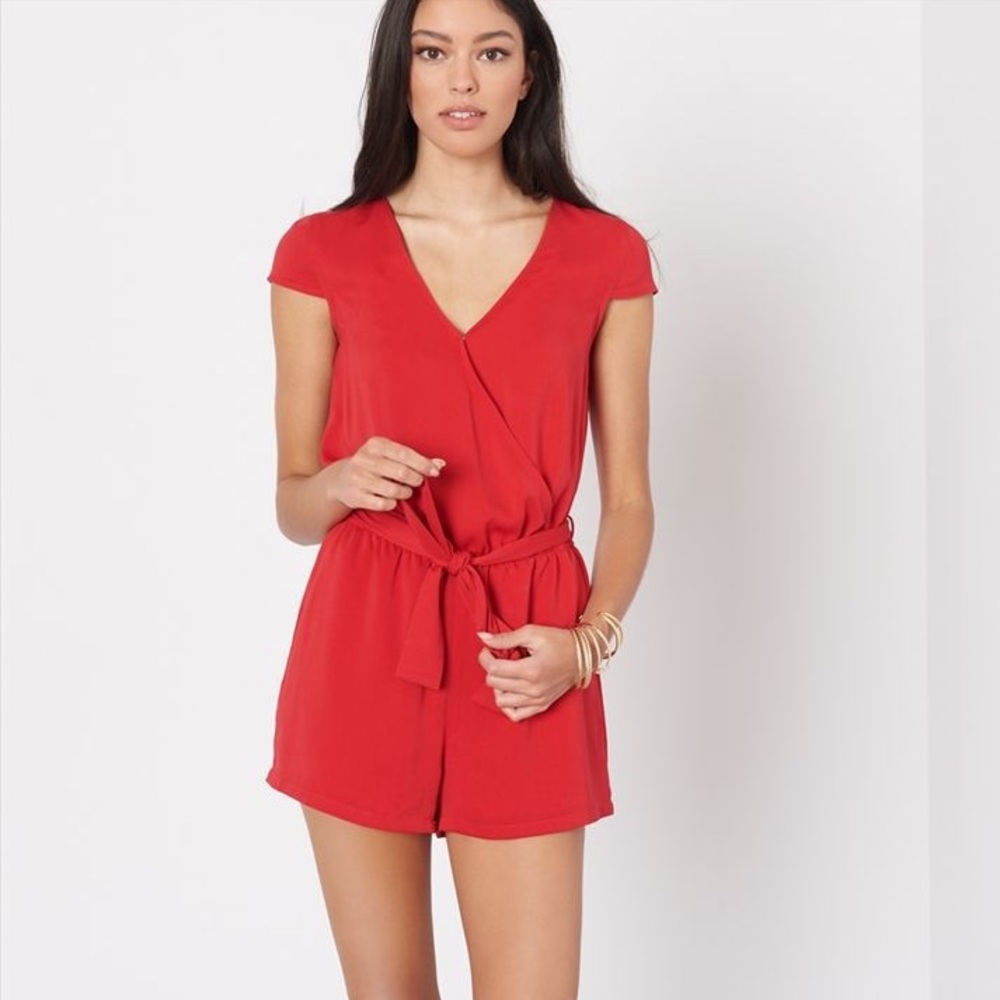 Dynamite Red Romper